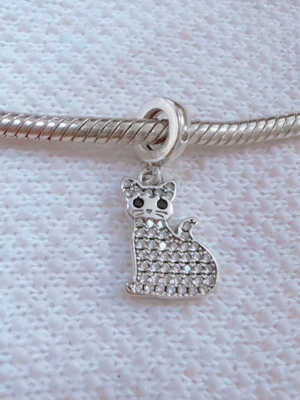 Hello Kitty Cat Charm, Sparkling Cat ,Skeleton Cat Charm Fit Pandora Bracelet